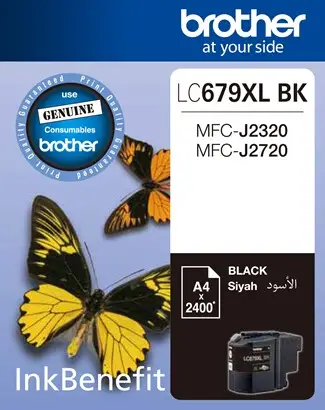 Brother LC679XLBK ink cartridge 1 pc(s) Original Black