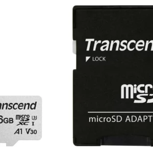 TRANSCEND 256GB MICRO SDXC C 10 UHS-I U1/U3 V30 A1 WITH SD ADAPTOR