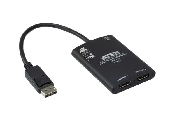 ATEN 2-Port True 4K DisplayPort MST Hub - Image 4