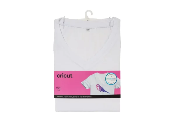 Cricut 2007910: Cricut Infusible Ink Women's White T-Shirt (XXL)