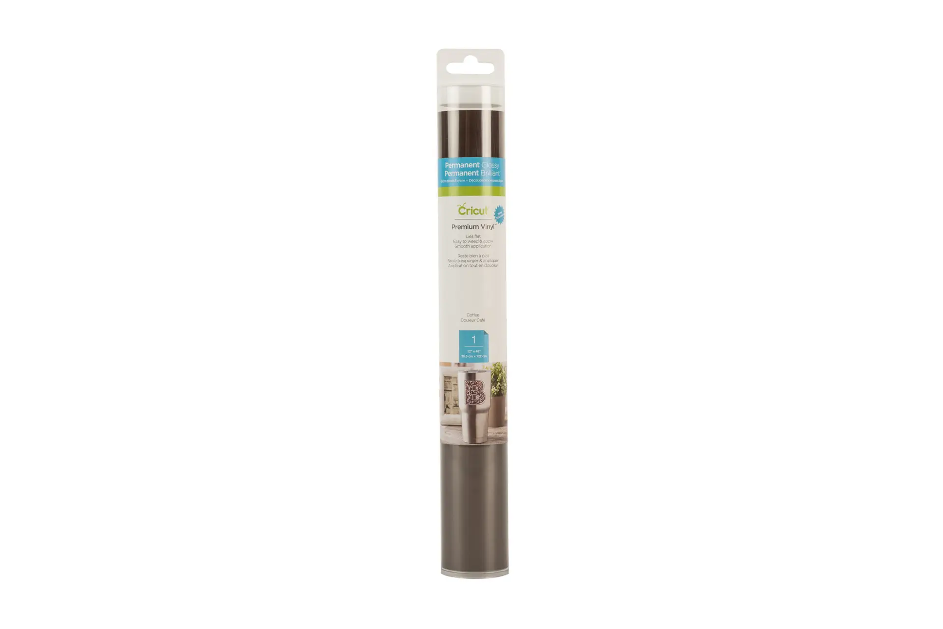 Cricut 2005183 - CRICUT PREMIUM VINYL PERMANENT COFFEE 12X48