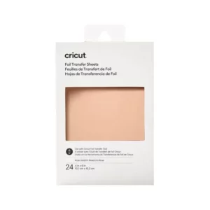 Cricut 2008712; Cricut Transfer Foil Sheets 10x15cm 24 sheets (Rose Gold);