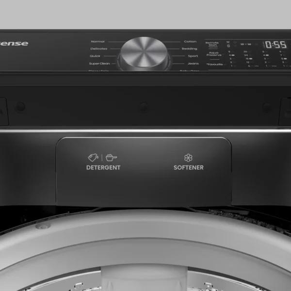 Hisense WT5T1625DT washing machine Top-load 16 kg Black - Image 7