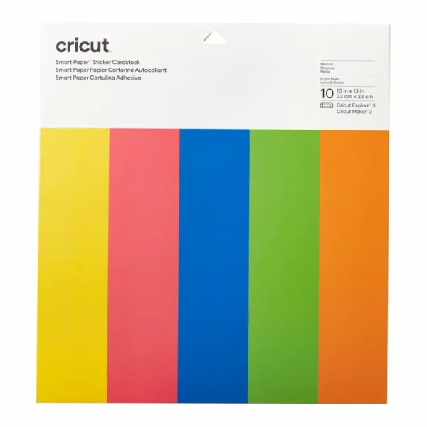Cricut 2008318 - Cricut Smart Sticker Cardstock 33x33cm 10 sheets (Brilliant Bows)