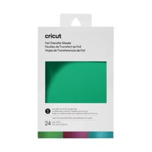 Cricut 2008715 - Cricut Transfer Foil Sheets Sampler 10x15cm 24 sheets (Jewel) .