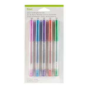 Cricut 2004026 - Cricut Explore + Maker Medium Point Gel Pen Set 5-pack (Glitter Brights).