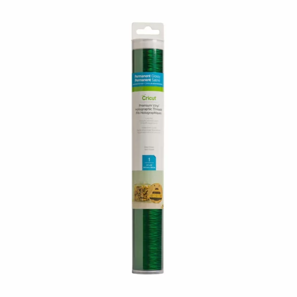 Cricut 2006967: Cricut Premium Vinyl perm holo Threads 30.5cm x 122cm (True Green)