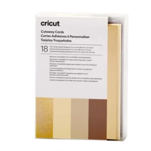 Cricut 2009485 - Cricut Cut-Away Cards Neutrals R10 (8;9 Cm X 12;4 Cm) 18-Pack