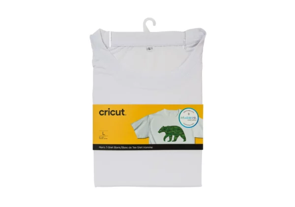 Cricut 2007903: Cricut Infusible Ink Men's White T-Shirt (L)