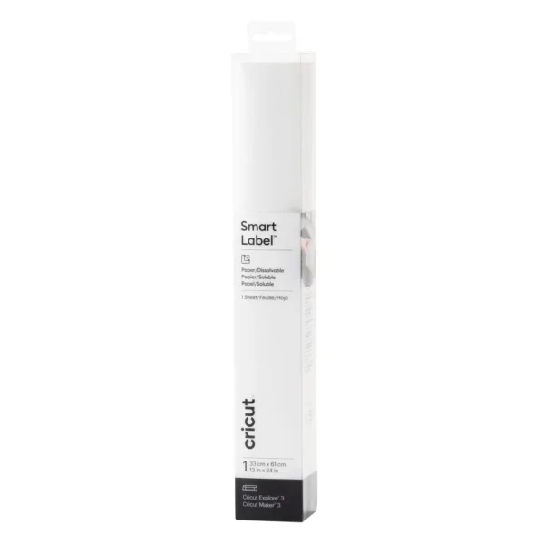 Cricut 2010062 - Cricut Smart Dissolvable Paper Lables White; 13x24inch