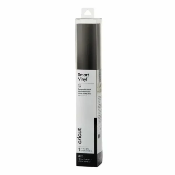 Cricut 2008636: Cricut Smart Vinyl Removable 33X91Cm 1 Sheet (Black)