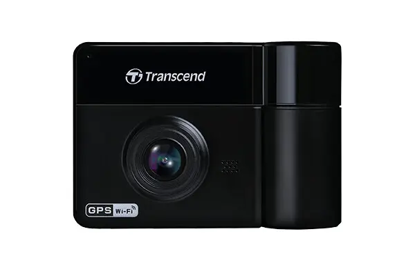 TRANSCEND DRIVEPRO 550 (MODEL B) DUAL LENS DASH CAM WITH 128GB MICROSD CARD