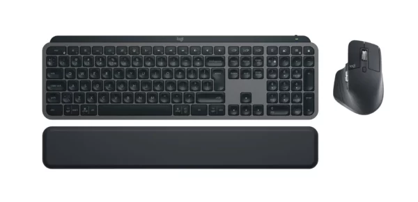 Logitech MX Keys S Combo keyboard Mouse included Office RF Wireless + Bluetooth QWERTY US International Graphite