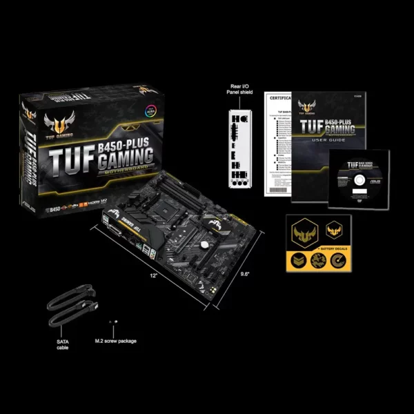 ASUS TUF B450-PLUS GAMING AMD B450 Socket AM4 ATX - Image 2
