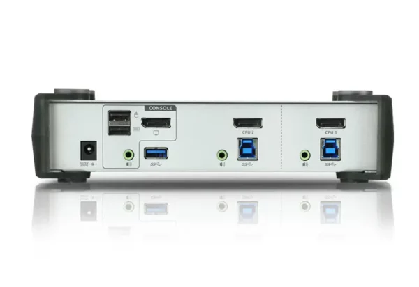ATEN 2-Port USB 3.1 Gen 1 DisplayPort 1.1 KVMP™ Switch with Speaker (KVM cables included) - Image 2