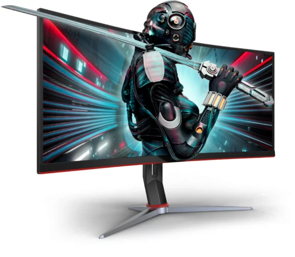 AOC G2 CU34G2X computer monitor 86.4 cm (34") 3440 x 1440 pixels Quad HD LCD Black, Red - Image 12