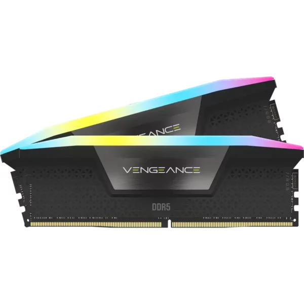 CORSAIR VENGEANCE RGB DDR5 64GB (2 x 32GB) DDR5 6000 CL40-40-40-77 1.35V Intel XMP & AMD EXPO - GREY