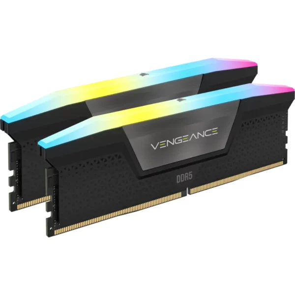 CORSAIR VENGEANCE RGB DDR5 48GB (2 x 24GB) DDR5 7200 CL36-46-46-116 1.40V Intel XMP - BLACK