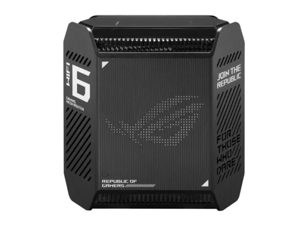 ASUS ROG Rapture GT6 AX10000 AiMesh 1 Pack Tri-band (2.4 GHz / 5 GHz / 5 GHz) Wi-Fi 6 (802.11ax) Black 4 Internal - Image 2