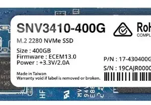 Synology M.2 2280 NVMe SSD SNV3410 400GB (SNV3410-400G)