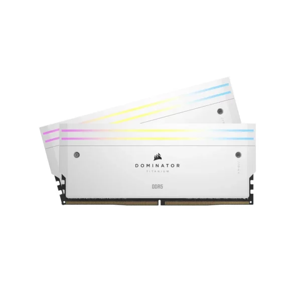 CORSAIR DOMINATOR TITANIUM 48GB (2 x 24GB) DDR5 7200 CL36-46-46-116 1.40V Intel XMP - WHITE