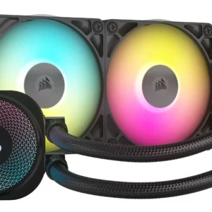 CORSAIR iCUE LINK TITAN 240 RX RGB Liquid CPU Cooler – RX120 RGB Fans – Fits Intel® LGA 1851/1700; AMD® AM5/AM4 – iCUE LINK Syst