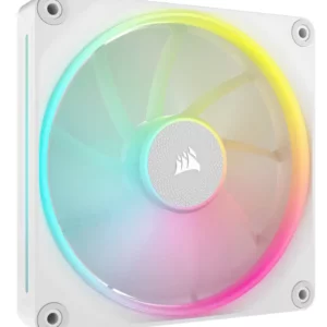CORSAIR iCUE LINK LX140 RGB 120mm PWM Fan - Dual Light Loops – Requires iCUE LINK System Hub (Sold Separately) - White