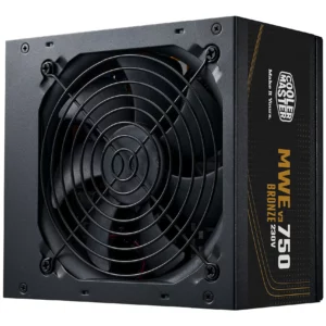 Cooler Master MWE 750 Bronze V2 offers 80 PLUS Bronze certification; guaranteeing an average efficiency of 88% at typical load.