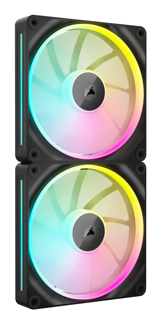 CORSAIR LX RGB Series; iCUE LINK LX140 RGB; 140mm Fan; Dual Pack; iCUE LINK System Hub Included