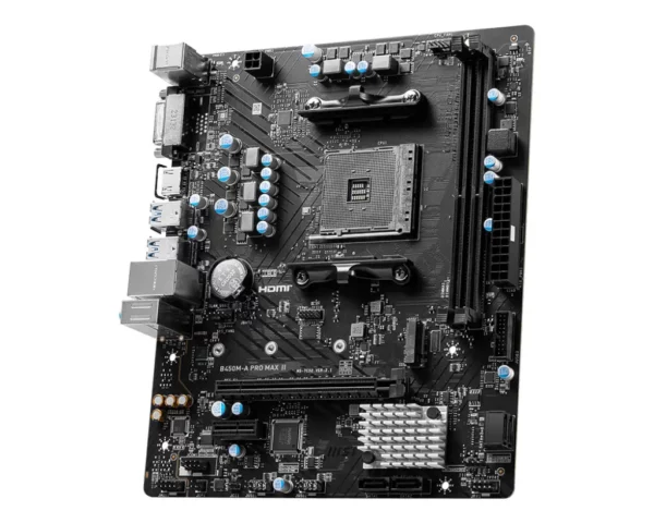 MSI B450M-A PRO MAX II motherboard AMD B450 Socket AM4 micro ATX - Image 3