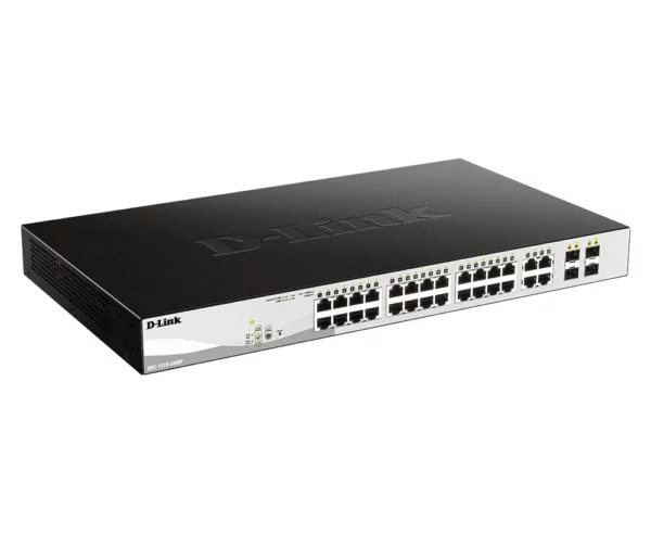 D-Link 28-Port Gigabit PoE Smart Managed Switch including 4 Combo Ports - Image 2