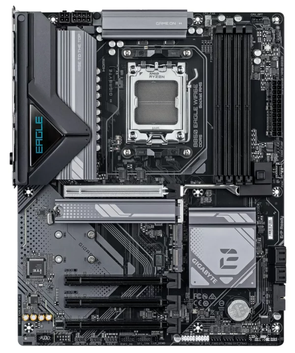 GIGABYTE B850 EAGLE WIFI6E Motherboard - AMD Ryzen 9000 Series CPUs, 8+2+2 Phases Digital VRM, up to 8200MHz DDR5 (OC), 1xPCIe 5 - Image 2