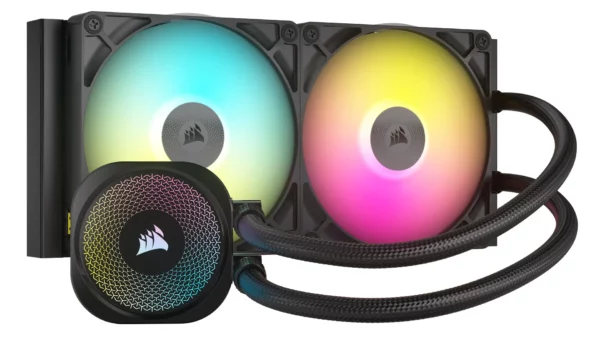 CORSAIR iCUE LINK TITAN 280 RX RGB Liquid CPU Cooler - RX140 RGB Fans – Fits Intel® LGA 1851/1700; AMD® AM5/AM4 – iCUE LINK Syst