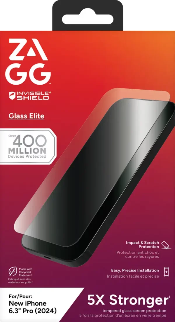 InvisibleShield Glass Elite Apple iPhone 16 Pro Screen - Image 5