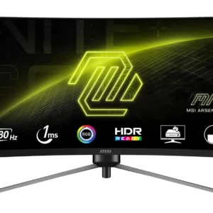 MSI MAG 345CQR computer monitor 86.4 cm (34") 3440 x 1440 pixels UltraWide Dual Quad HD Black