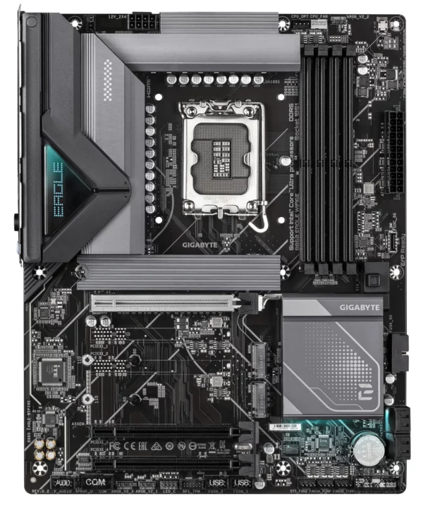 GIGABYTE B860 EAGLE WIFI6E Motherboard - Intel Core Ultra Series CPUs, 12+1+2+1 Phases VRM, up to 9066MHz DDR5, 1xPCIe 5.0 + 2xP - Image 4