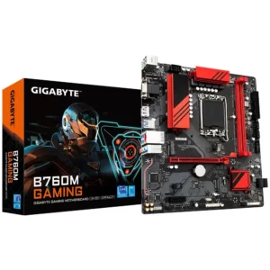 GIGABYTE B760M GAMING Motherboard - Supports Intel Core 14th CPUs, 6+2+1 Phases Digital VRM, up to 8000MHz DDR5 (OC), 2xPCIe 4.0