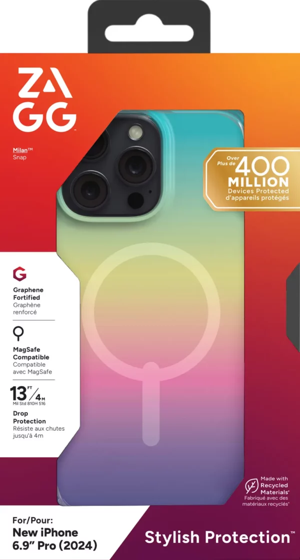 ZAGG Cases Milan Snap Apple iPhone 16 Pro Max Iridescent - Image 4