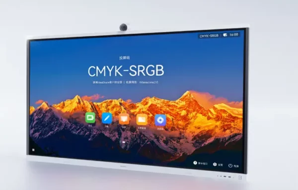 Huawei IdeaHub S2 Interactive flat panel 165.1 cm (65") Wi-Fi 4K Ultra HD Black Touchscreen Built-in processor