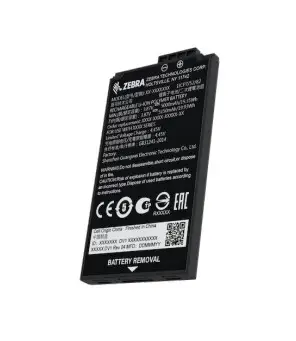 Zebra 5000 mAh Li-Ion rechargeable spare battery; World-wide; compatible with TC15