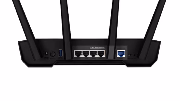 ASUS TUF Gaming AX3000 V2 wireless router Gigabit Ethernet Dual-band (2.4 GHz / 5 GHz) Black, Orange - Image 2