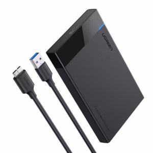 Ugreen 30848 storage drive enclosure HDD/SSD enclosure Black 2.5"