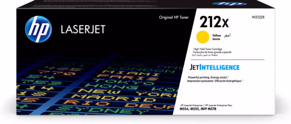 HP 212X High Yield Yellow Original LaserJet Toner Cartridge - Image 2