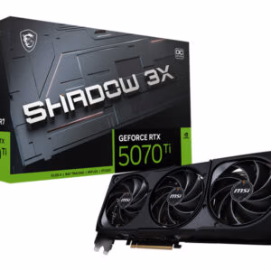 MSI GeForce RTX5070 Ti 16G SHADOW 3X OC NVIDIA GeForce RTX 5070 Ti 12 GB GDDR7