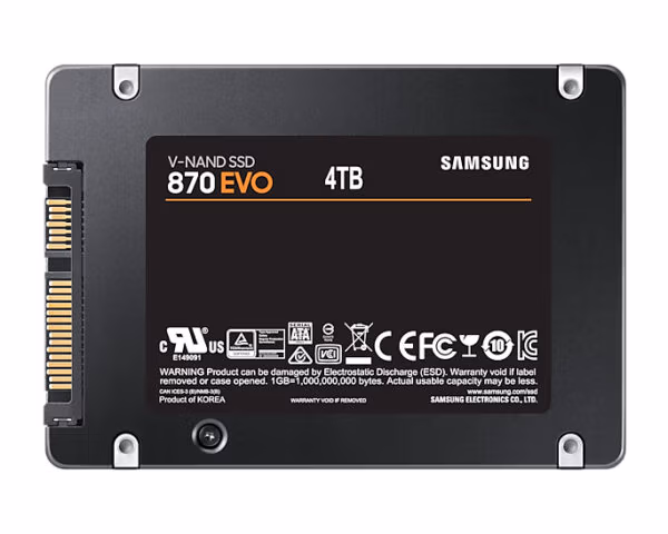 Samsung 870 EVO 4 TB 2.5" Serial ATA III V-NAND MLC - Image 2
