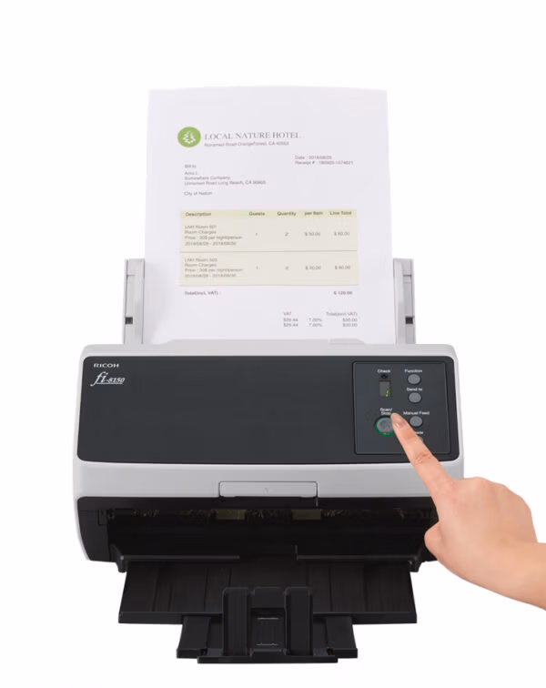 Ricoh FI-8150 ADF + Manual feed scanner 600 x 600 DPI A4 Black, Grey - Image 3