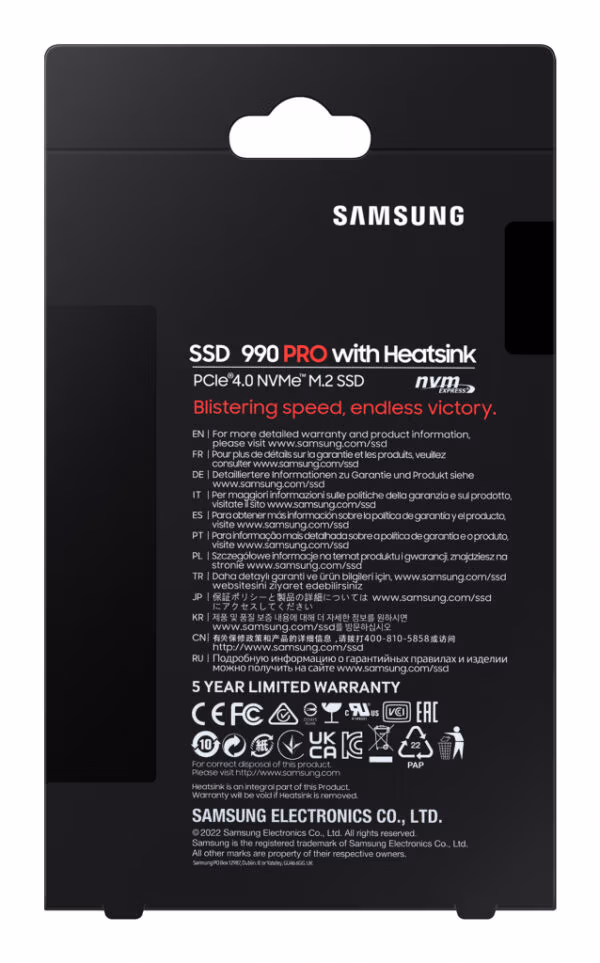 Samsung 990 PRO 2 TB M.2 PCI Express 4.0 NVMe V-NAND MLC - Image 9