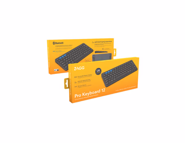 ZAGG Pro 12 keyboard Universal Bluetooth QWERTY English Black - Image 2