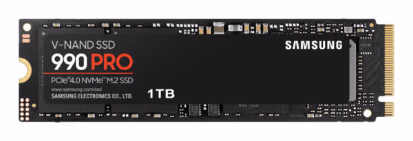Samsung 990 PRO 1 TB M.2 PCI Express 4.0 NVMe V-NAND MLC