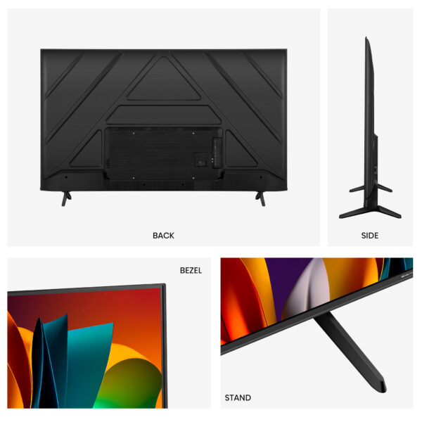 Hisense 43A6N TV 109.2 cm (43") 4K Ultra HD Smart TV Wi-Fi Black - Image 2
